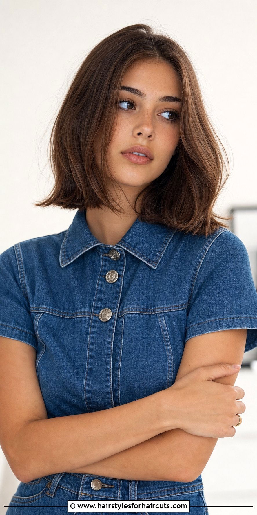 Flipped Out Lob Haircut - 25 hairstyles for girls with medium length hair - 25 hairstyles for girls with medium length hair
