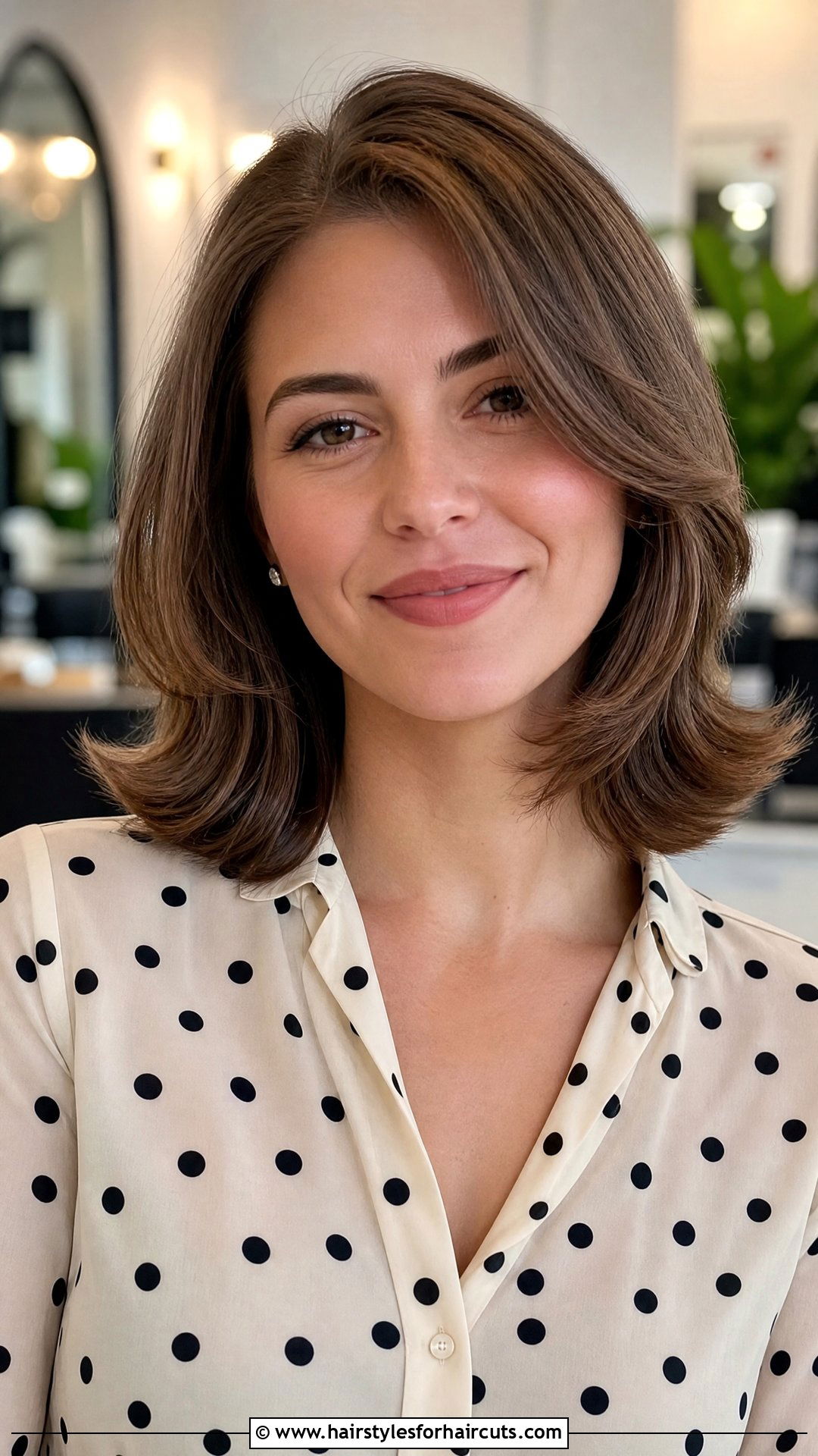 Flipped Out Medium Bob - 25 transition hairstyles for growing out short hair - 25 transition hairstyles for growing out short hair