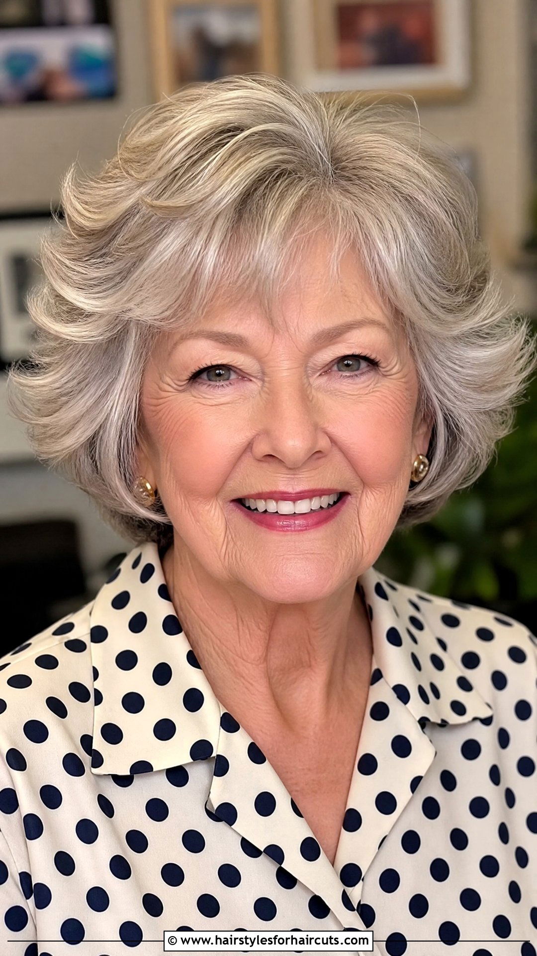 Flippy Layered Haircut - 25 hairstyles for women in their 70s - 25 hairstyles for women in their 70s