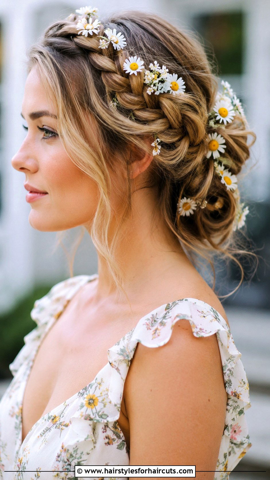 Floral Crown Braid - 25 easter hairstyles - 25 easter hairstyles