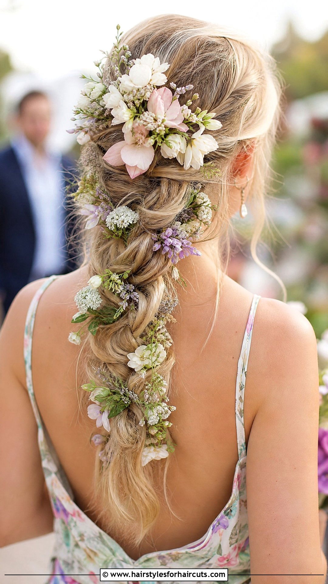 Flower Braid Wedding Hairstyle - 25 wedding hairstyles with braids - 25 wedding hairstyles with braids