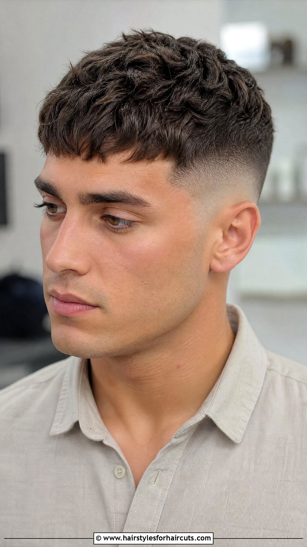 Fluffy Caesar Fade - 25 fluffy hair fade haircuts - 25 fluffy hair fade haircuts