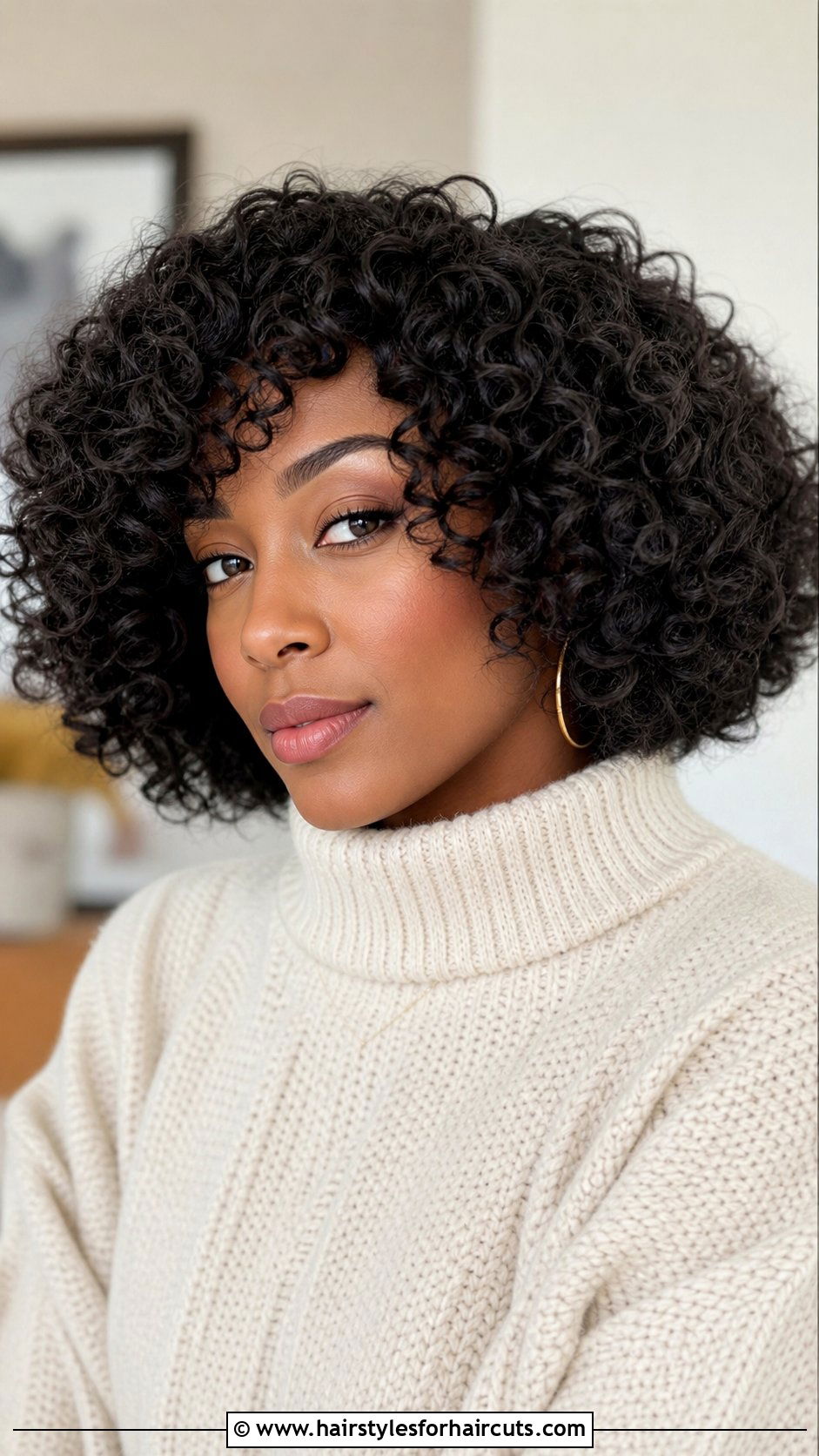 Fluffy Curly Short Bob Crochet - 25 short bob crochet hairstyles - 25 short bob crochet hairstyles