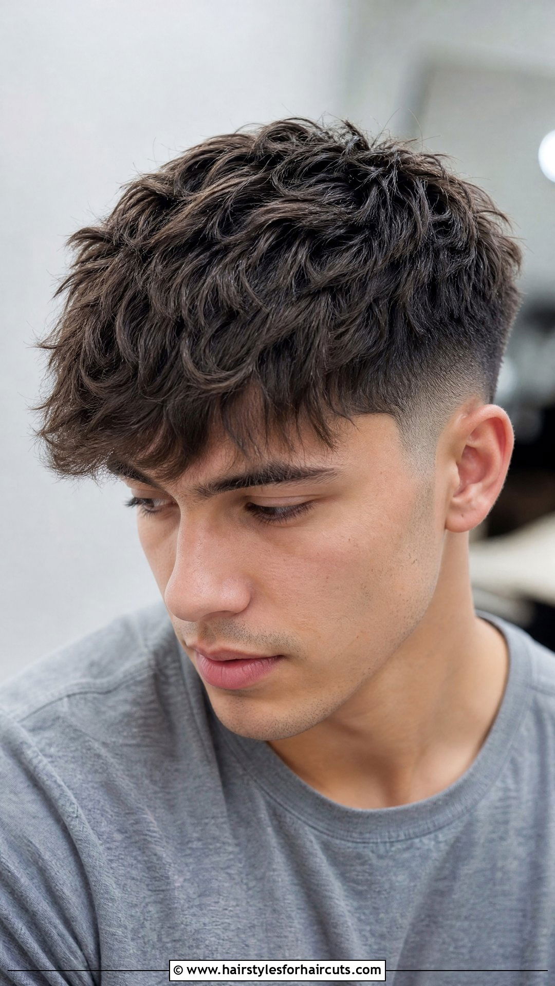 Fluffy Fringe Fade - 25 fluffy hair fade haircuts - 25 fluffy hair fade haircuts