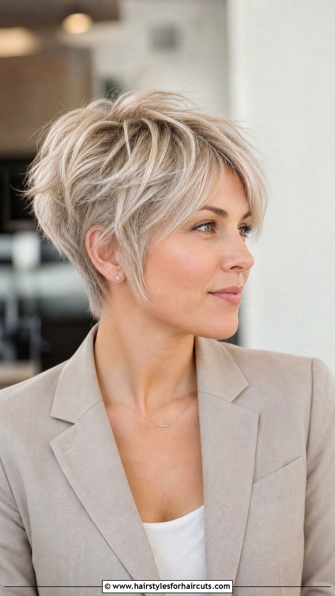 Fluffy Layered Pixie - 25 fluffy haircuts - 25 fluffy haircuts