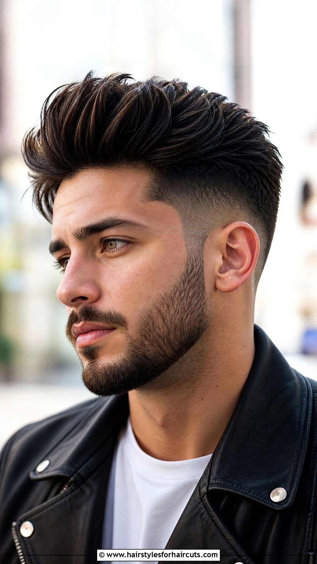 Fluffy Pompadour Fade - 25 fluffy hair fade haircuts - 25 fluffy hair fade haircuts