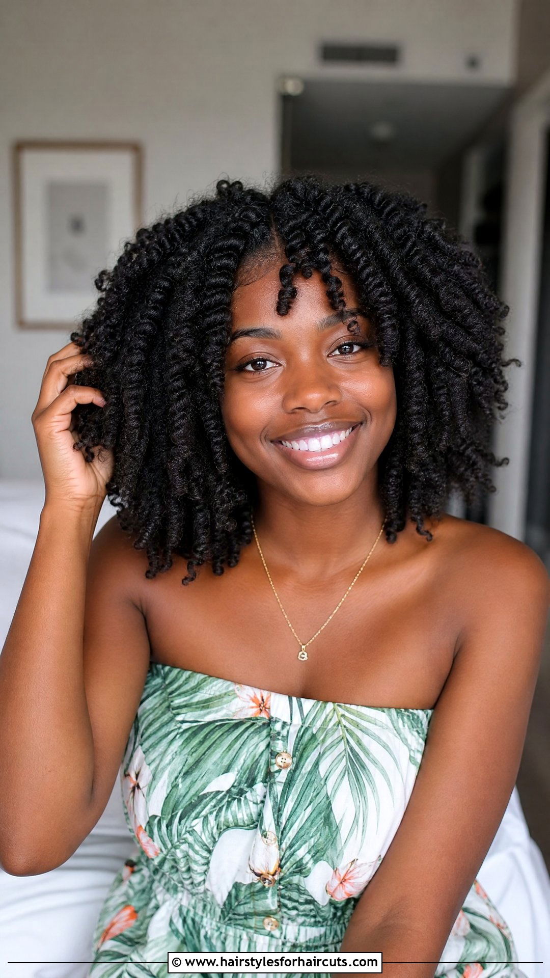 Fluffy Twist Hairstyle - 25 natural twists hairstyles for black hair - 25 natural twists hairstyles for black hair