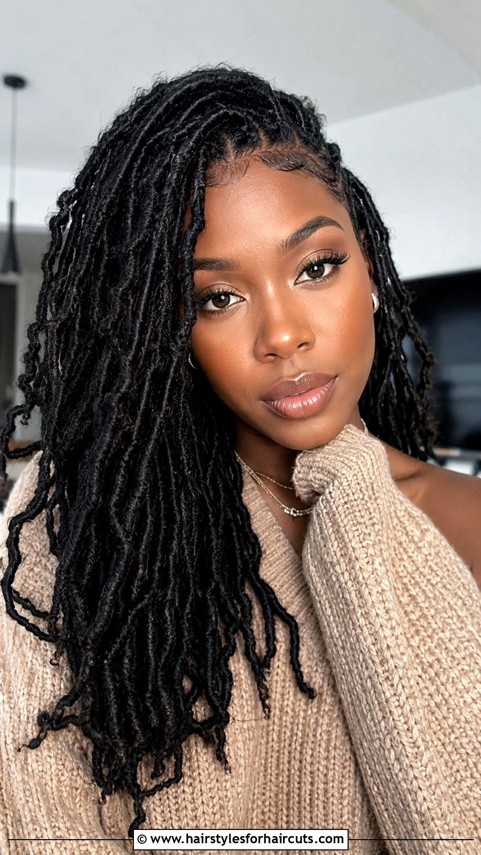 Fluffy Yarn Locs - 25 black hair no edges hairstyles - 25 black hair no edges hairstyles