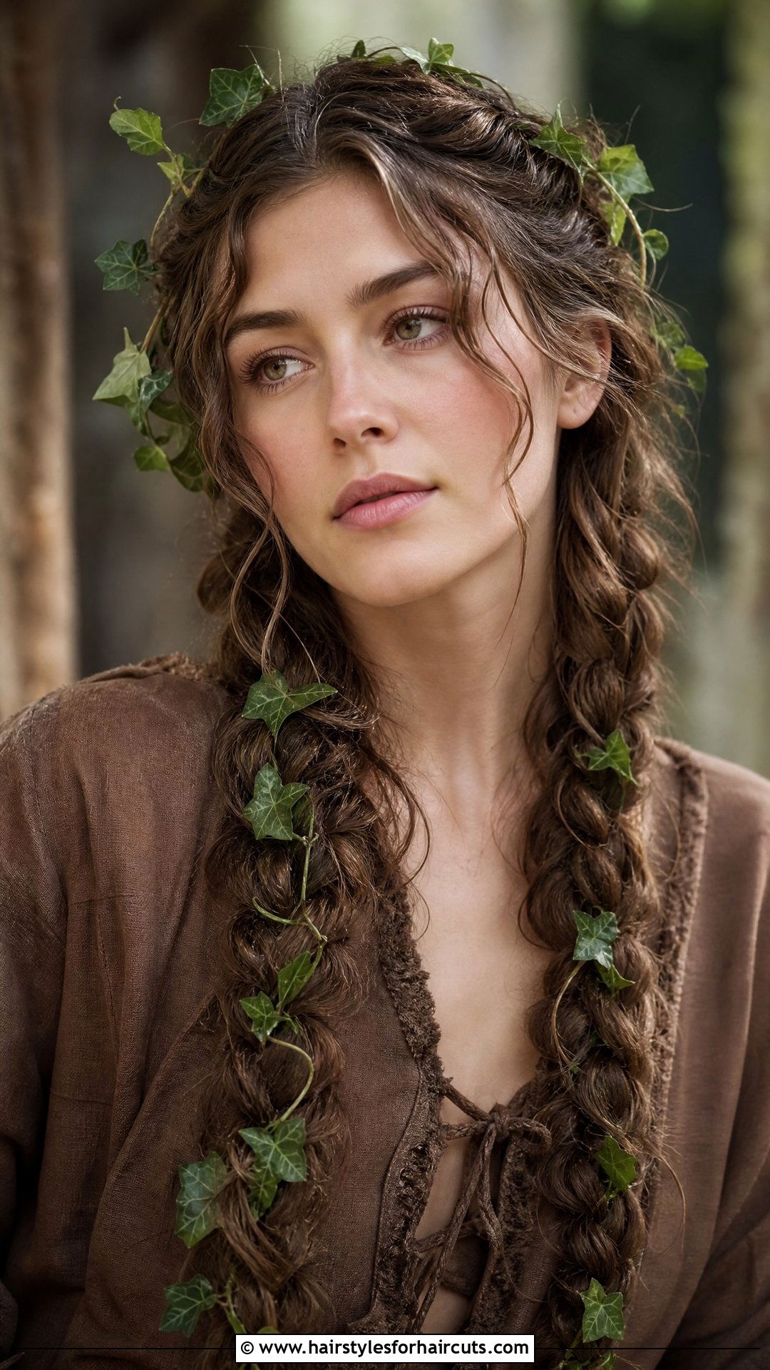 Forest Spirit Double Braids - 25 fantasy hairstyles - 25 fantasy hairstyles