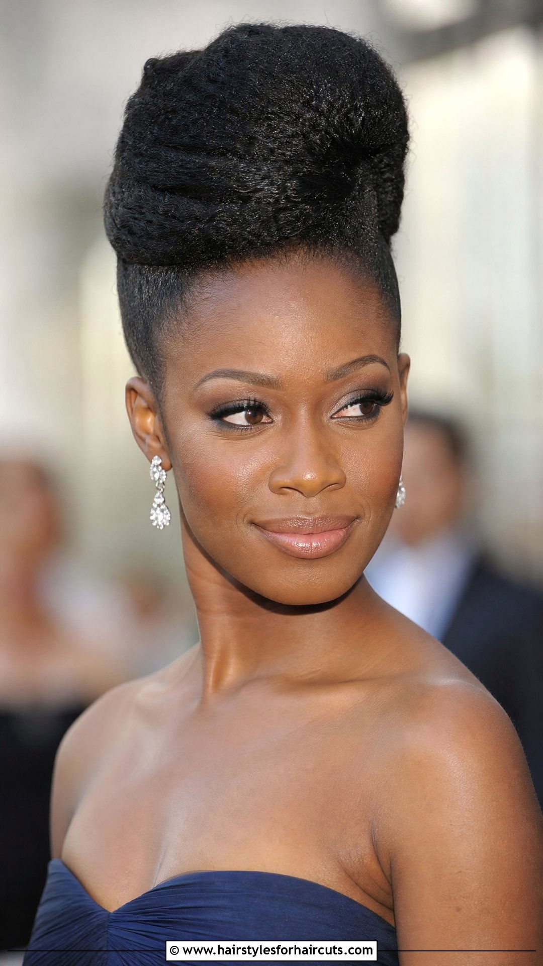 Formal French Roll Natural Hair - 25 formal hairstyles for natural hair - 25 formal hairstyles for natural hair