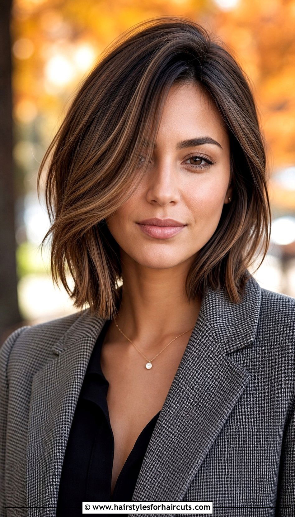 Forward Layered Lob - 25 hair forward haircuts - 25 hair forward haircuts