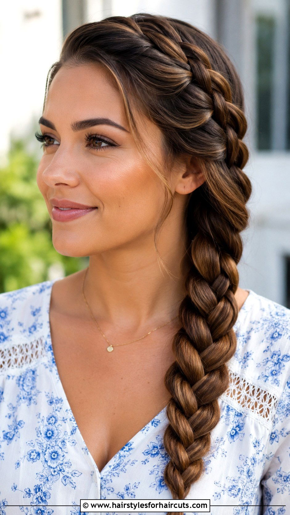 Four Strand Braid - 25 braid hairstyles shoulder length hair - 25 braid hairstyles shoulder length hair