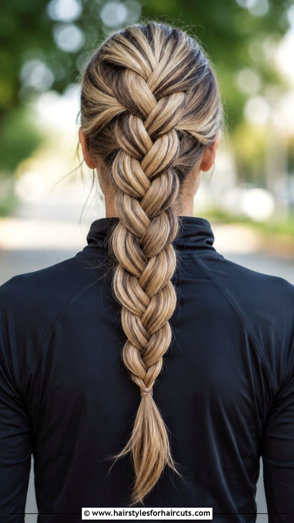 Four Strand Braid - 25 running hairstyles - 25 running hairstyles