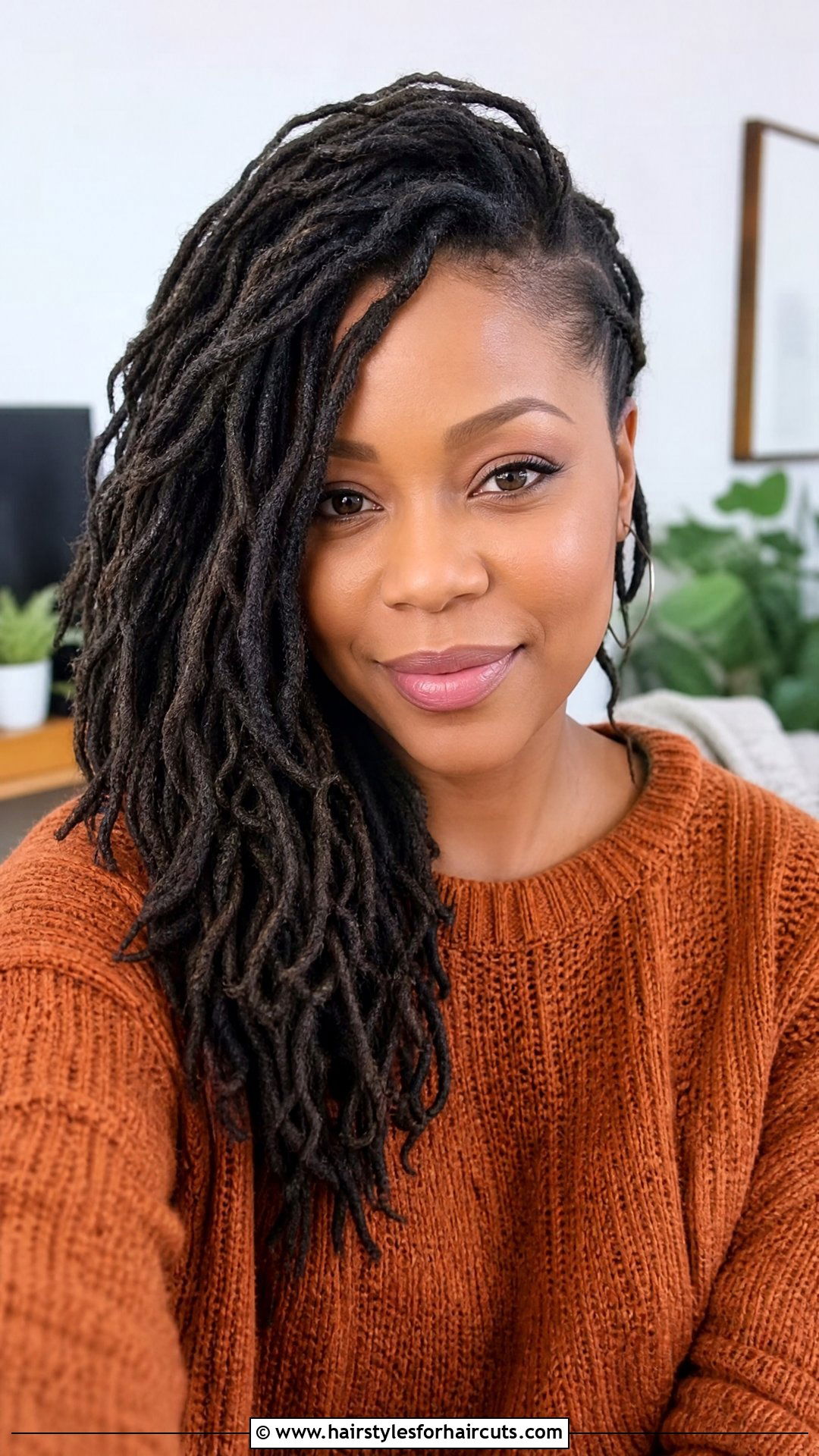 Freeform Locs Side Part - 25 free forms hairstyles - 25 free forms hairstyles