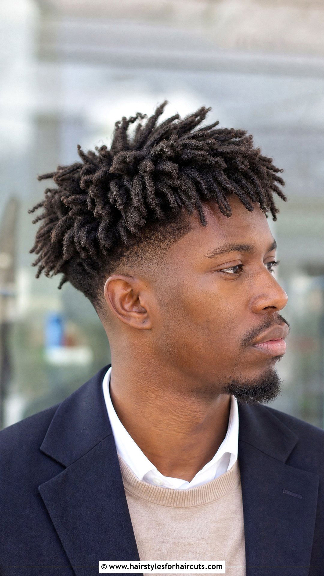 Freeform Locs With Tapered Sides - 25 free forms hairstyles - 25 free forms hairstyles