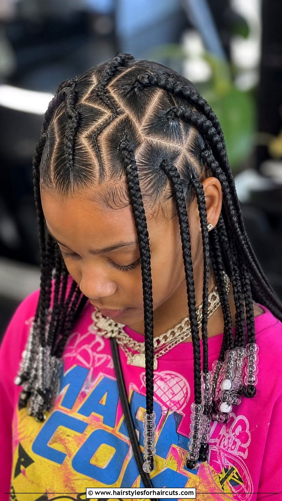 Freestyle Part Braids - 25 hairstyles for black girls braids - 25 hairstyles for black girls braids