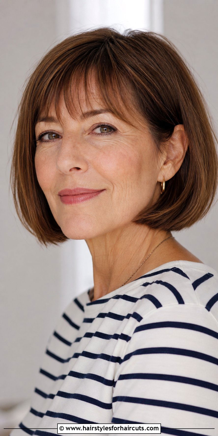 French Bob - 25 hairstyles for ladies over 50 - 25 hairstyles for ladies over 50