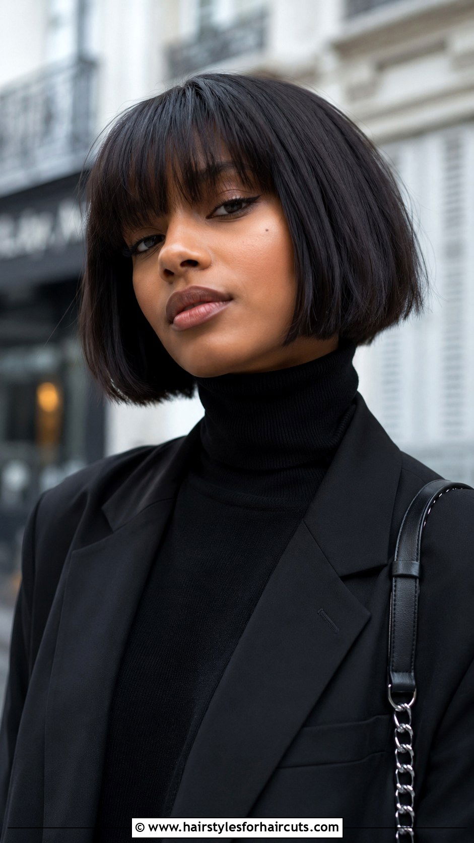 French Bob - 25 bob cut hairstyles for black ladies - 25 bob cut hairstyles for black ladies