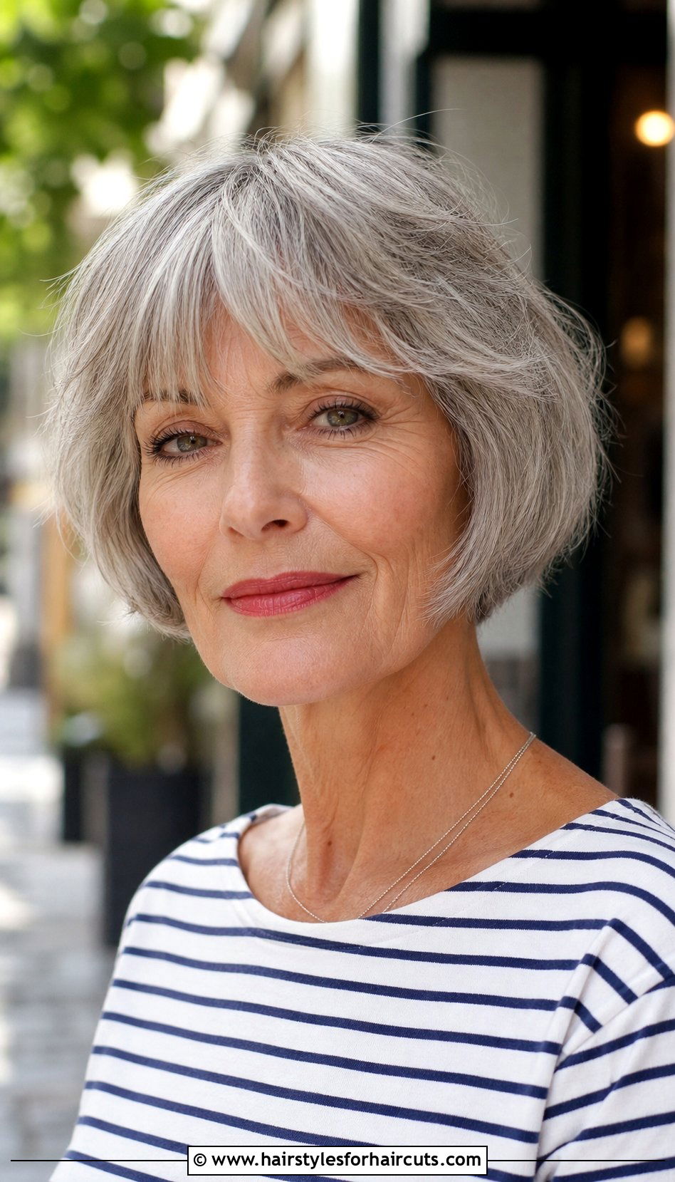 French Bob For Gray Hair - 25 hairstyles for gray hair - 25 hairstyles for gray hair