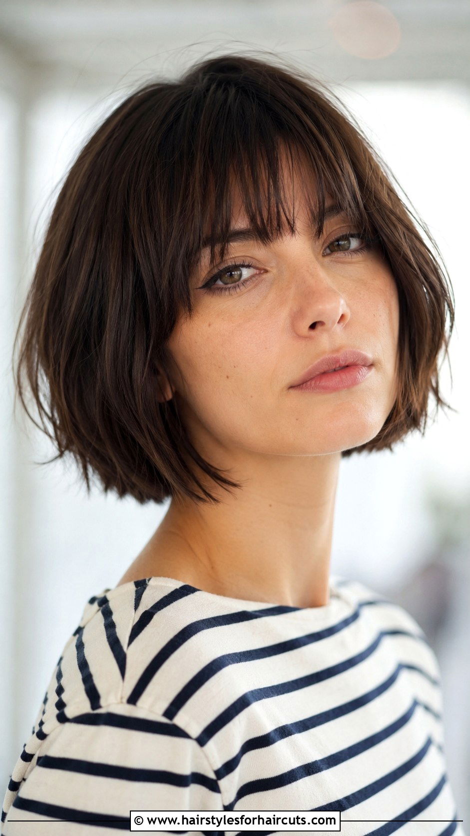 French Bob Haircut - 25 haircuts for white hair over 60 - 25 haircuts for white hair over 60