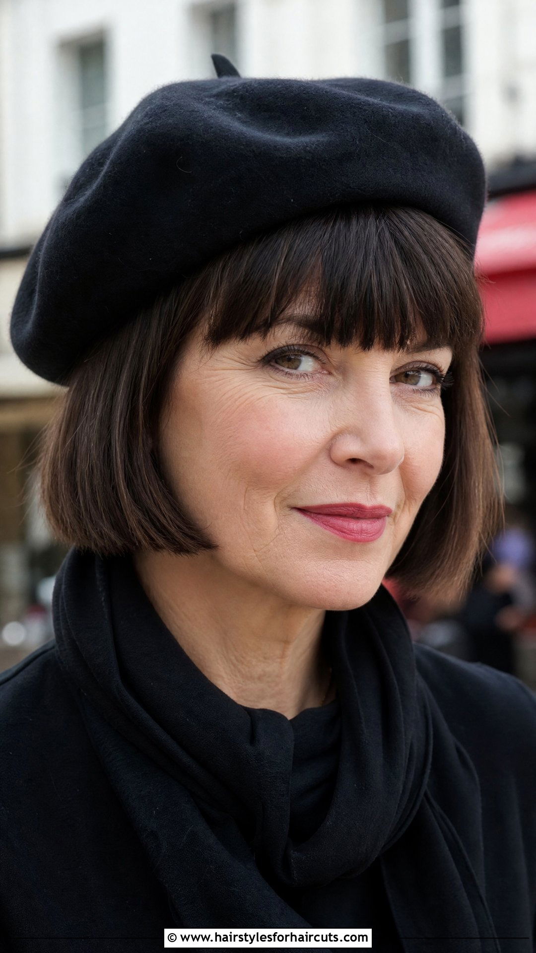 French Bob Haircut - 25 short haircuts for women over 50 - 25 short haircuts for women over 50