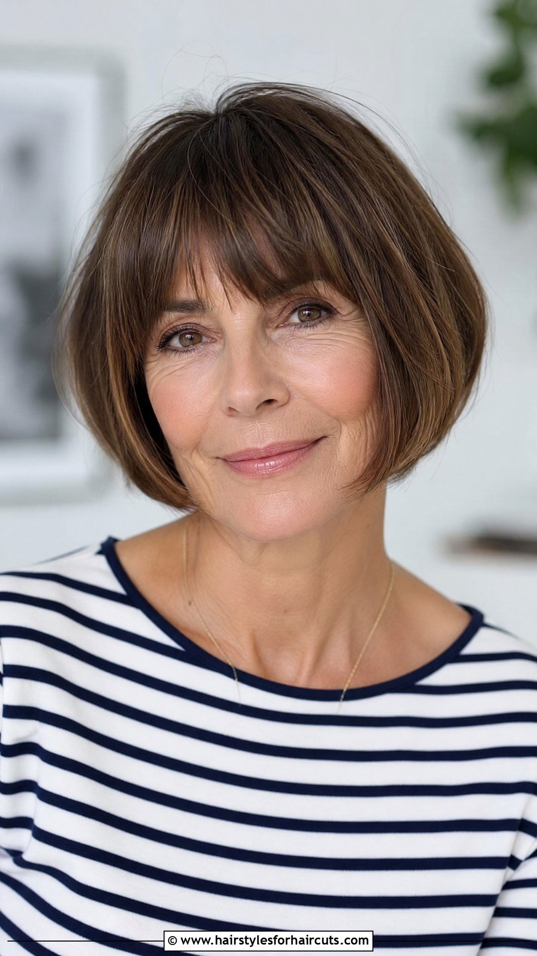 French Bob Haircut - 25 women hairstyles over 50 - 25 women hairstyles over 50