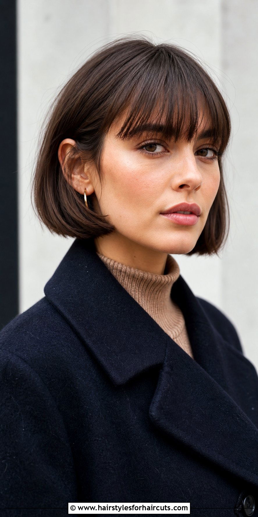 French Bob With Bangs - 25 hairstyles for thin hair asian female - 25 hairstyles for thin hair asian female