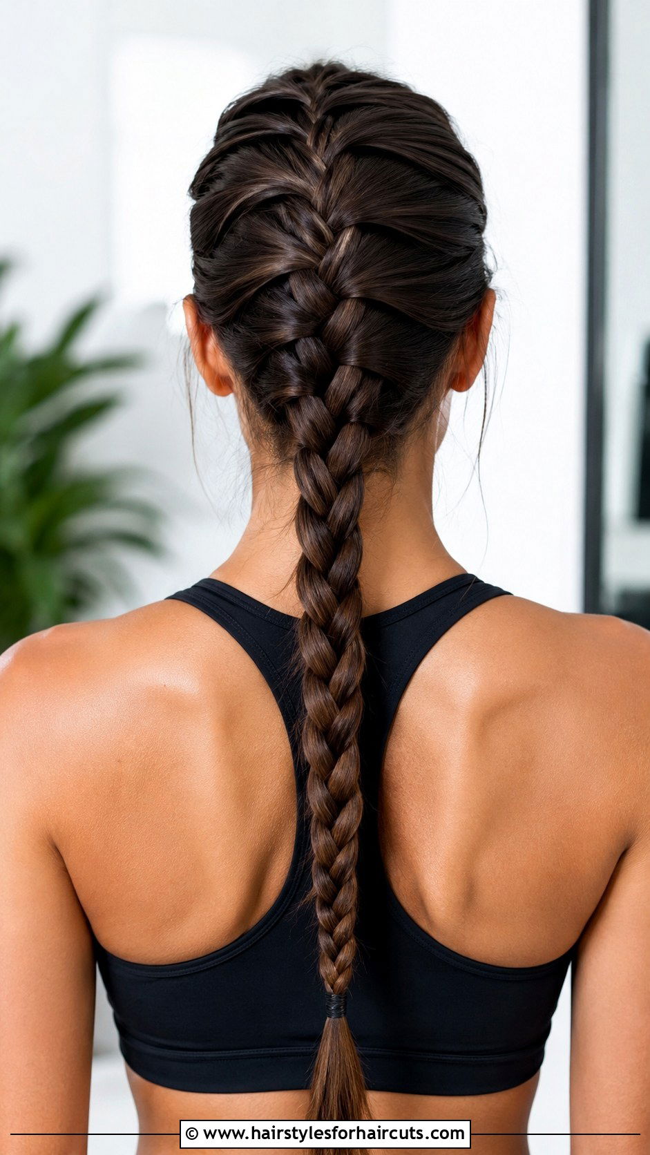 French Braid - 25 hairstyles for gym - 25 hairstyles for gym