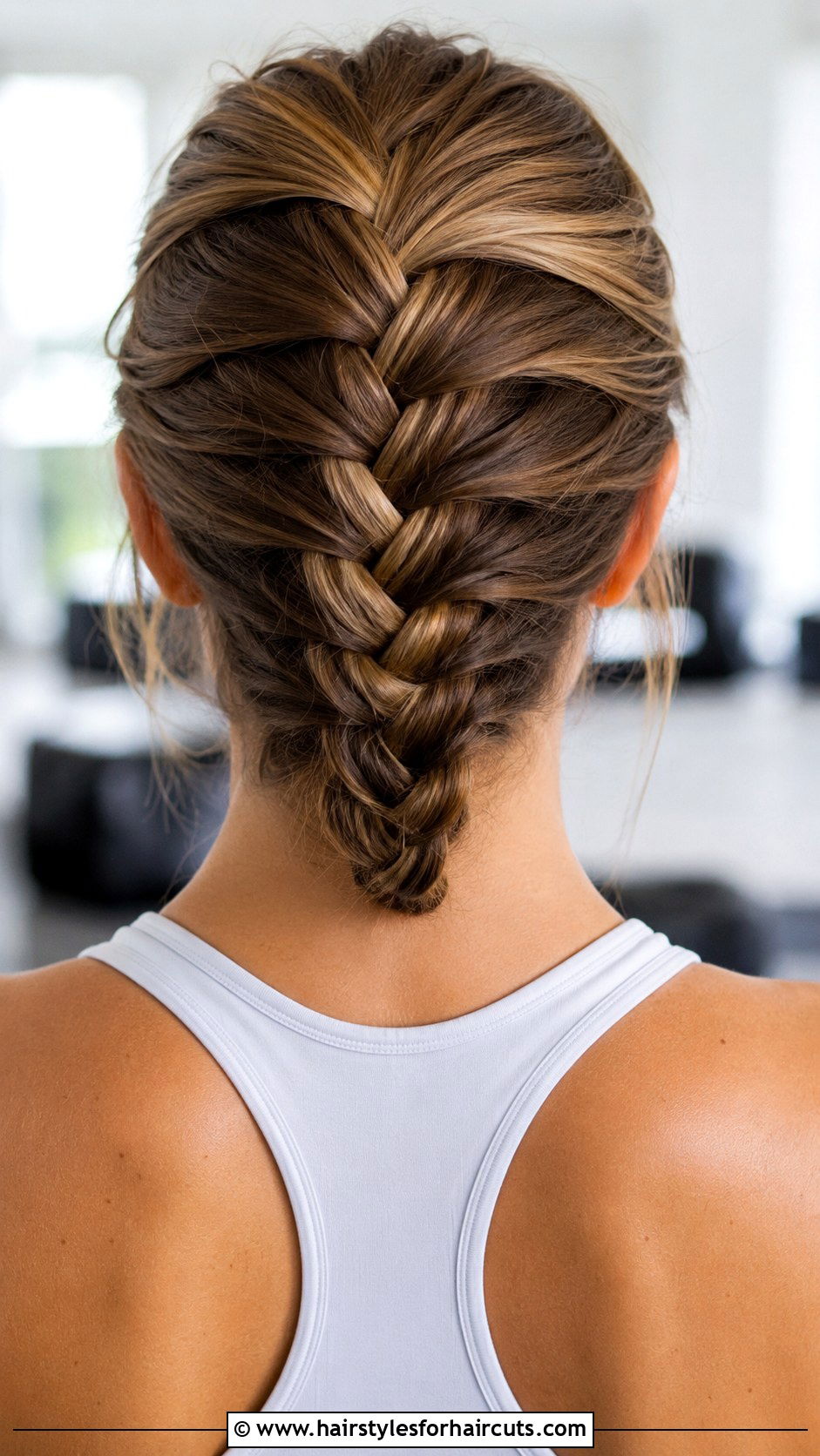 French Braid - 25 gym hairstyles - 25 gym hairstyles