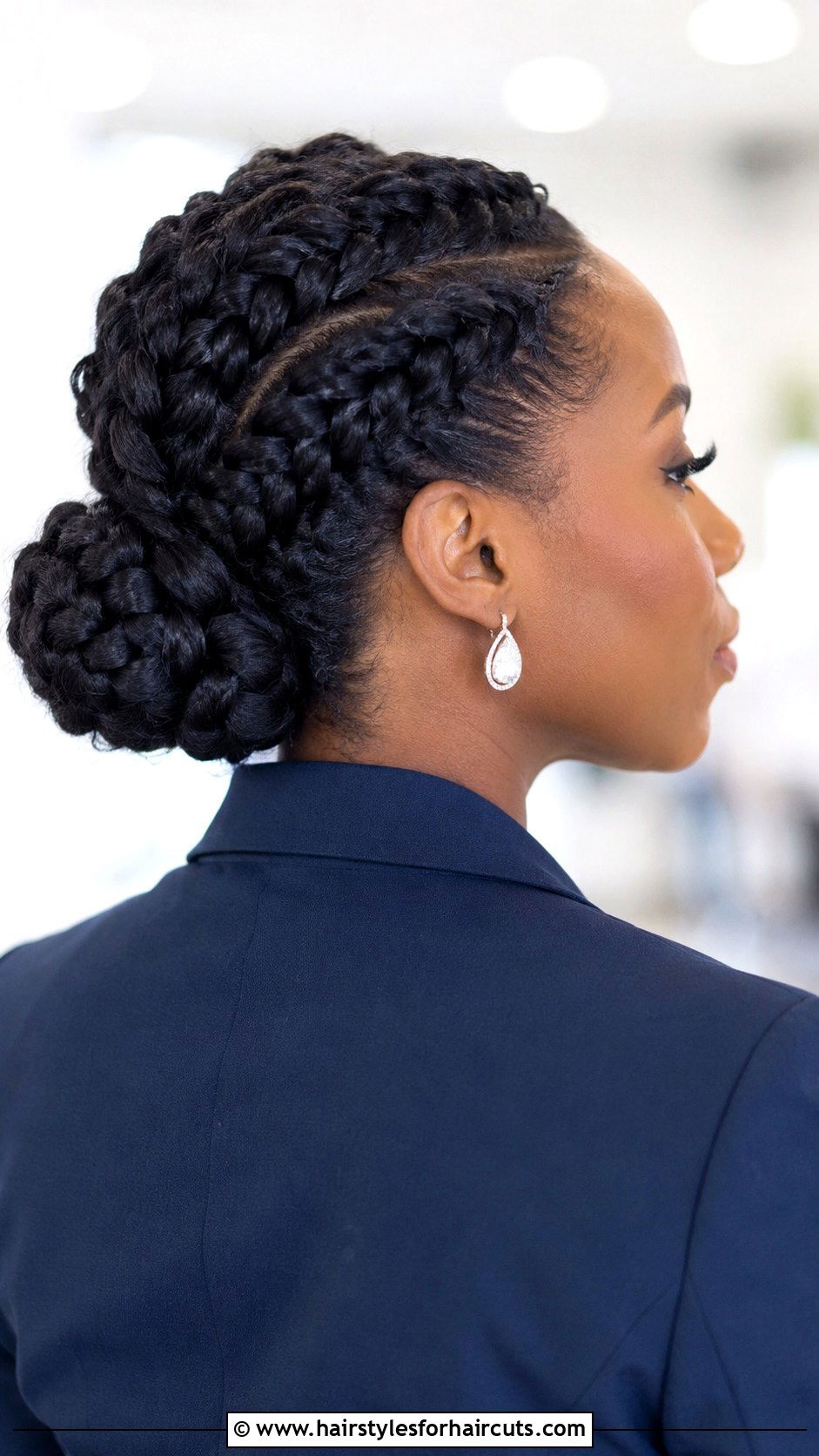 French Braid Bun - 25 braid bun hairstyles black hair - 25 braid bun hairstyles black hair