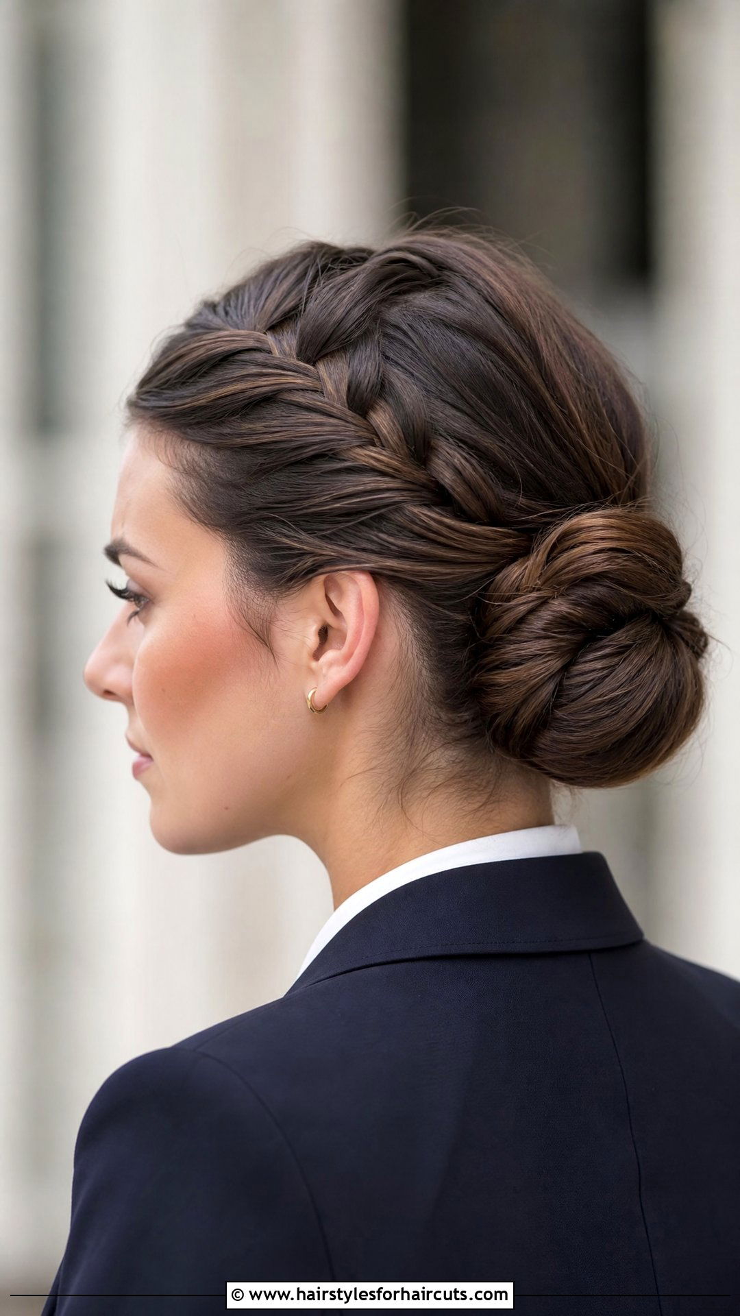 French Braid Bun - 25 french braided hairstyles - 25 french braided hairstyles