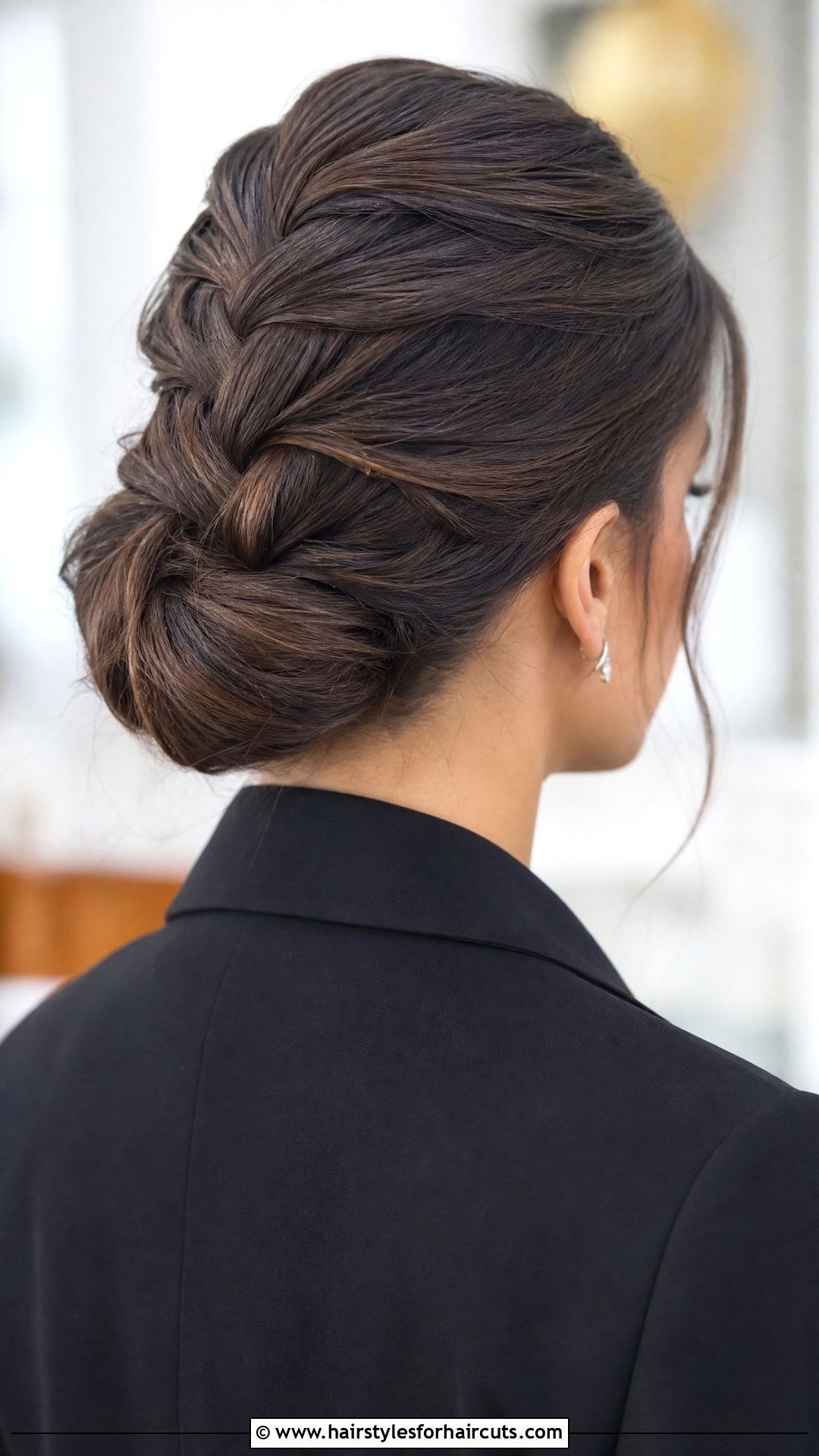 French Braid Chignon - 25 french braid hairstyles for long hair - 25 french braid hairstyles for long hair