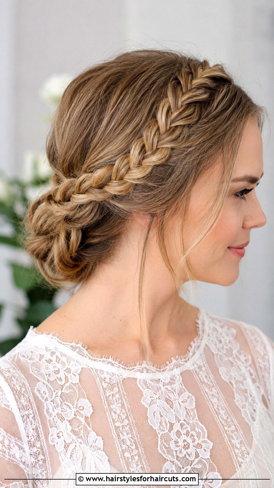 French Braid Crown Hairstyle - 25 long hairstyles for frizzy hair - 25 long hairstyles for frizzy hair