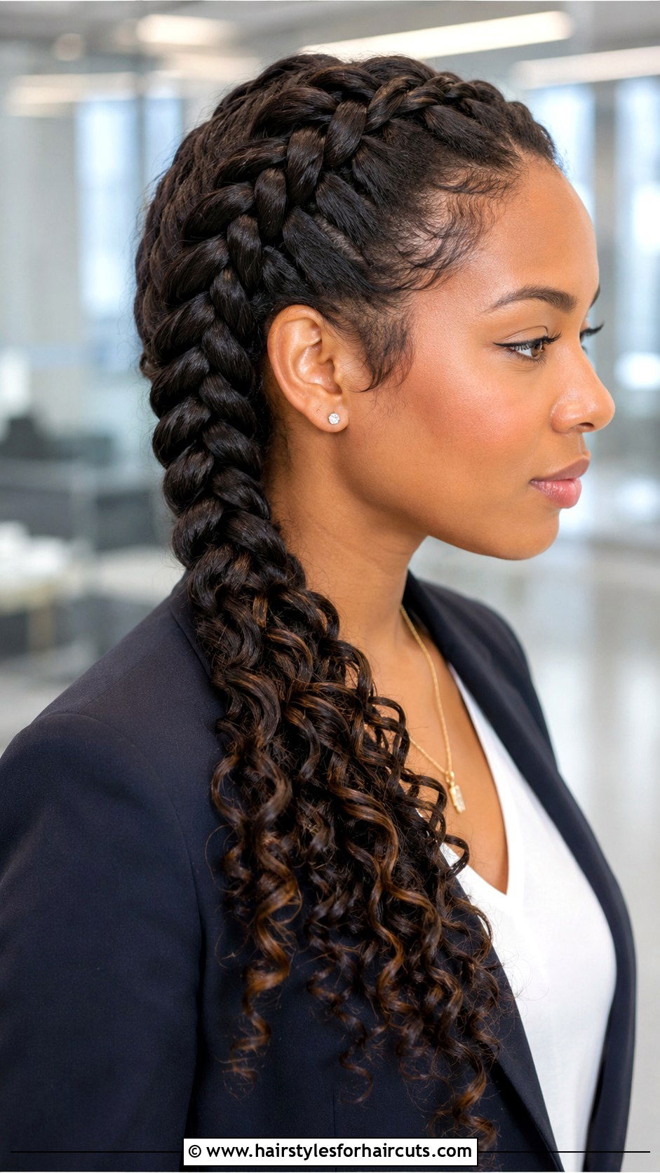 French Braid For Curly Hair - 25 easy braid hairstyles for curly hair - 25 easy braid hairstyles for curly hair