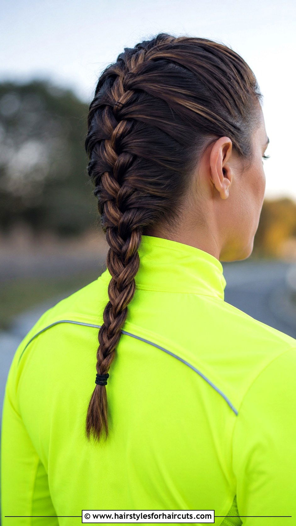 French Braid For Running - 25 hairstyles for sports - 25 hairstyles for sports