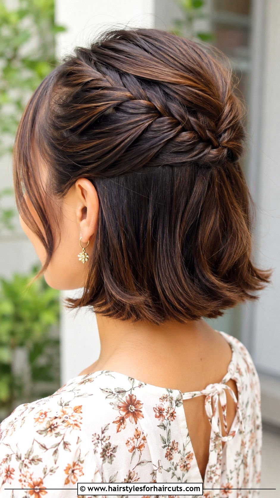 French Braid For Short Hair - 25 easy pretty hairstyles for short hair - 25 easy pretty hairstyles for short hair