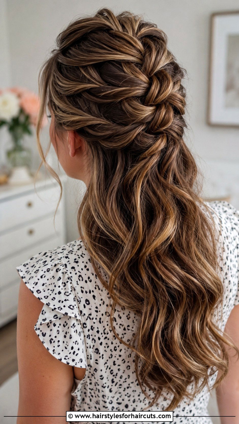 French Braid Half Updo - 25 braided hairstyles for thin hair - 25 braided hairstyles for thin hair
