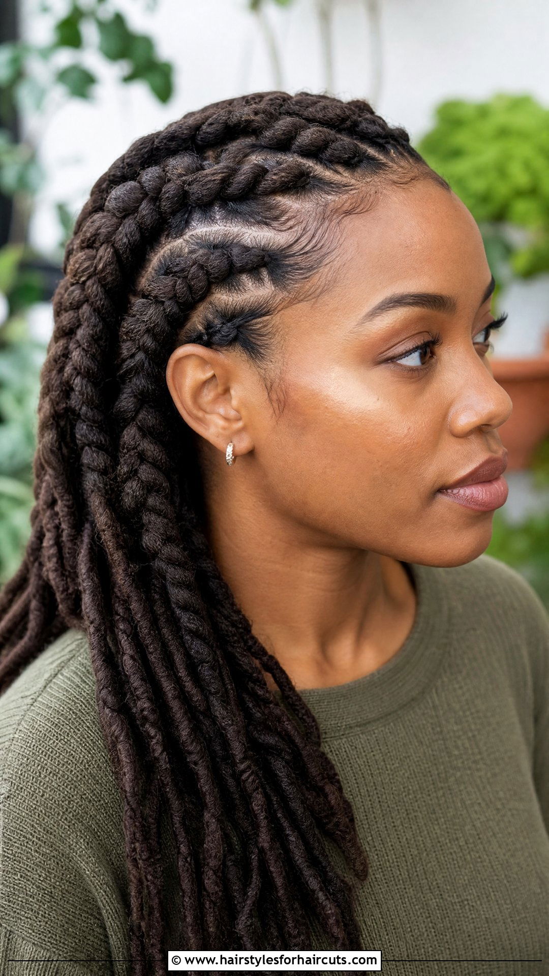 French Braid Locs - 25 french braid hairstyles for black hair - 25 french braid hairstyles for black hair