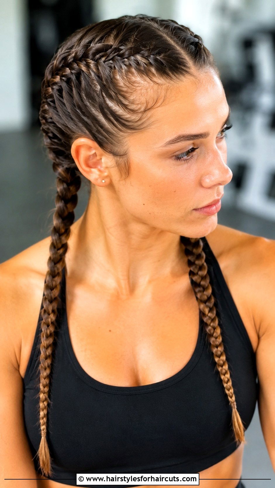 French Braid Pigtail - 25 long hair pigtail hairstyles - 25 long hair pigtail hairstyles
