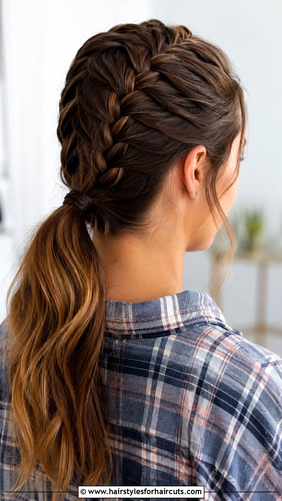 French Braid Ponytail - 25 country concert hairstyles - 25 country concert hairstyles