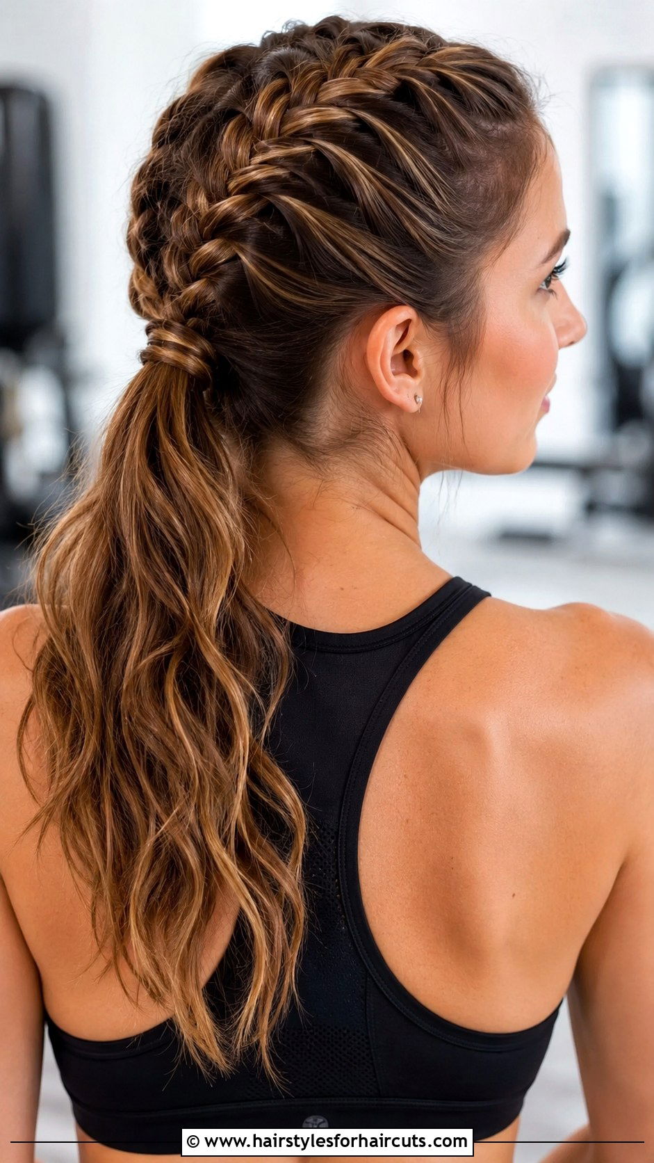 French Braid Ponytail - 25 cute hairstyles for 2c hair - 25 cute hairstyles for 2c hair