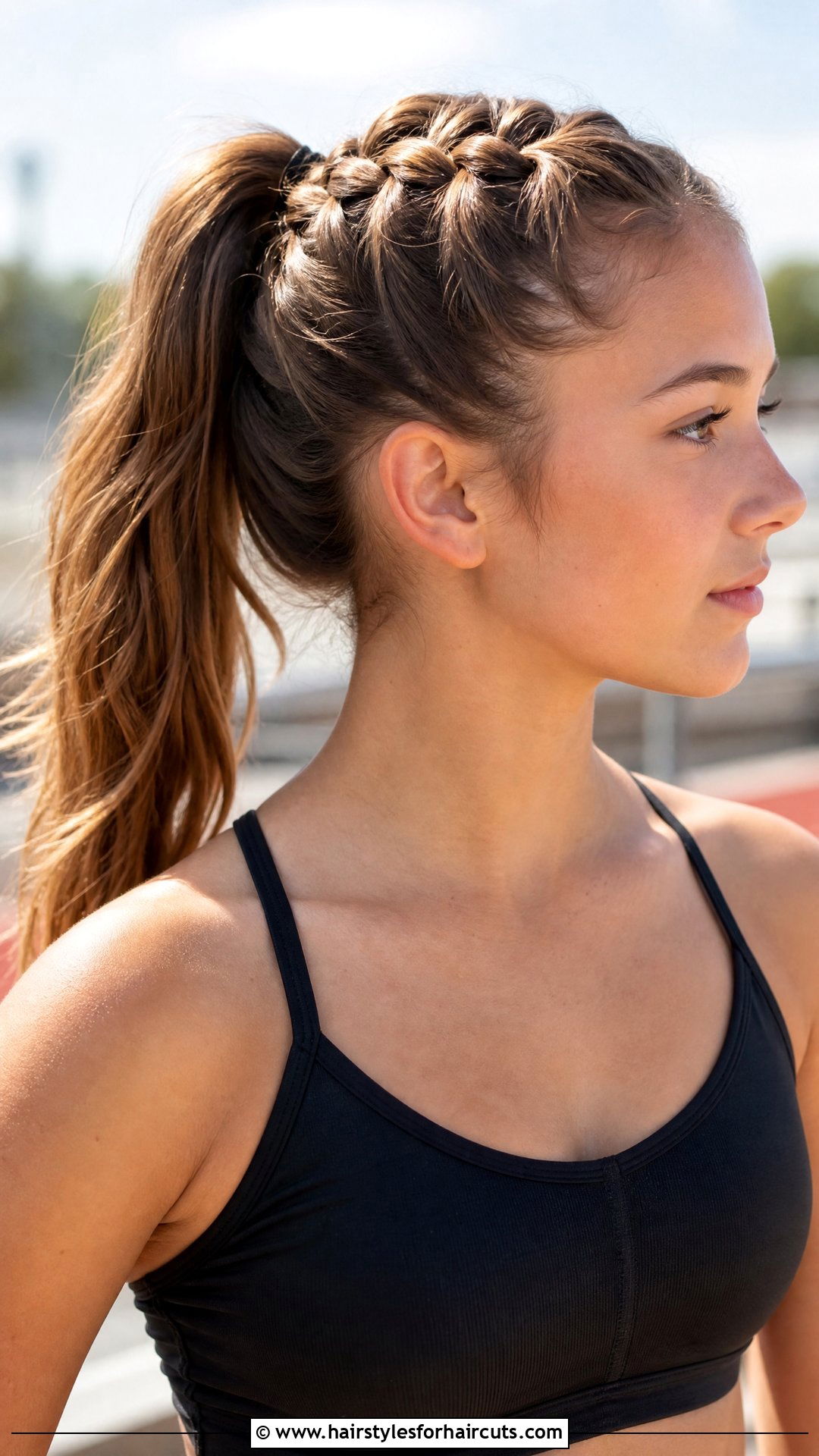 French Braid Ponytail - 25 teenage girl hairstyles - 25 teenage girl hairstyles