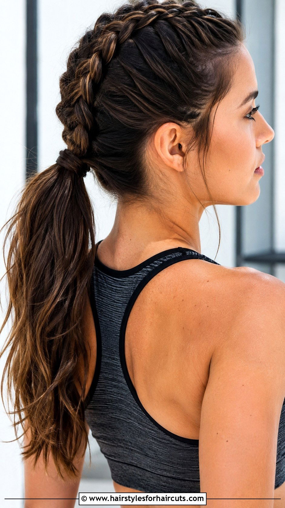 French Braid Ponytail - 25 beachy hairstyles for long hair - 25 beachy hairstyles for long hair