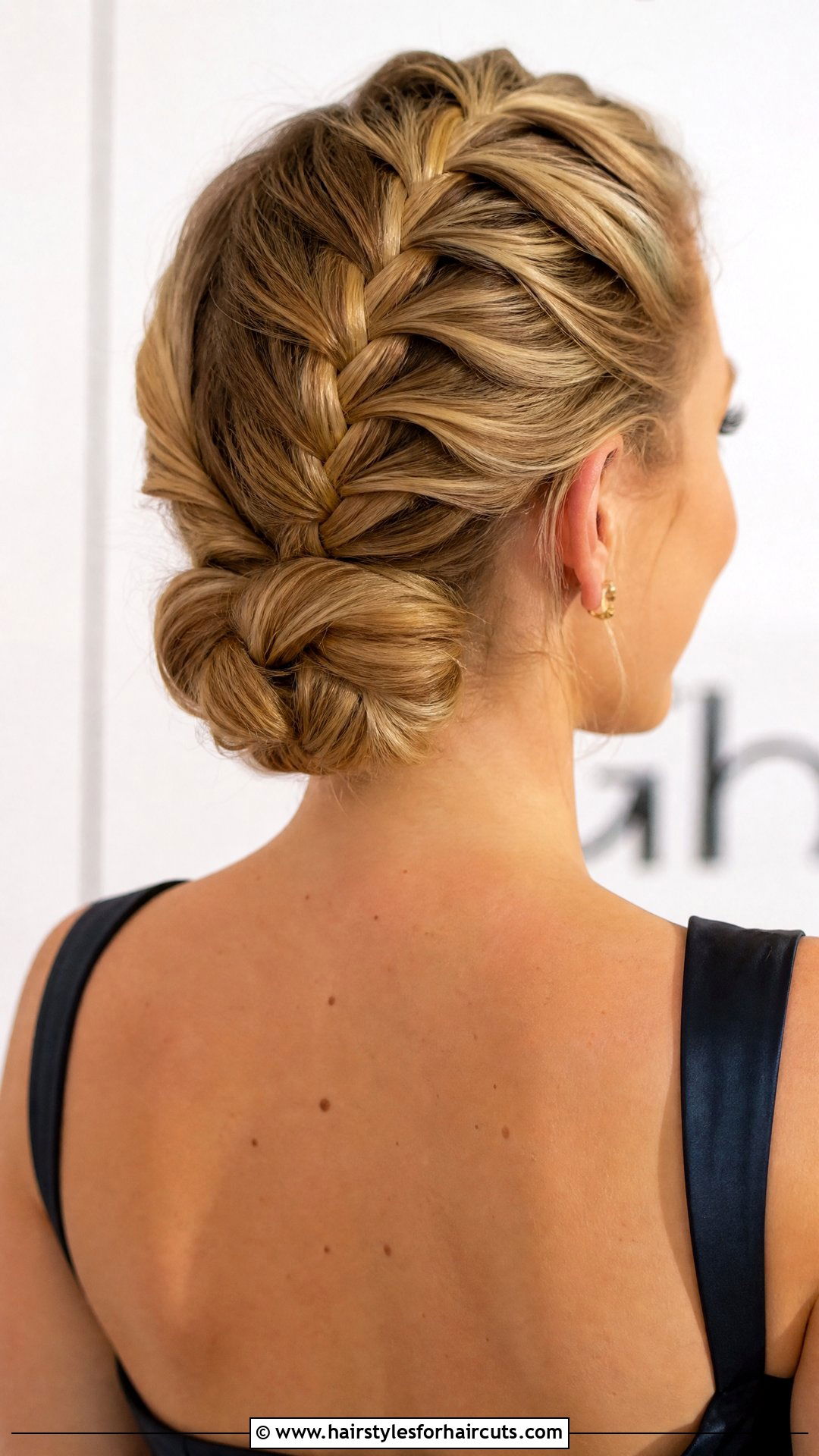 French Braid Updo - 25 wedding updo hairstyles for black hair - 25 wedding updo hairstyles for black hair