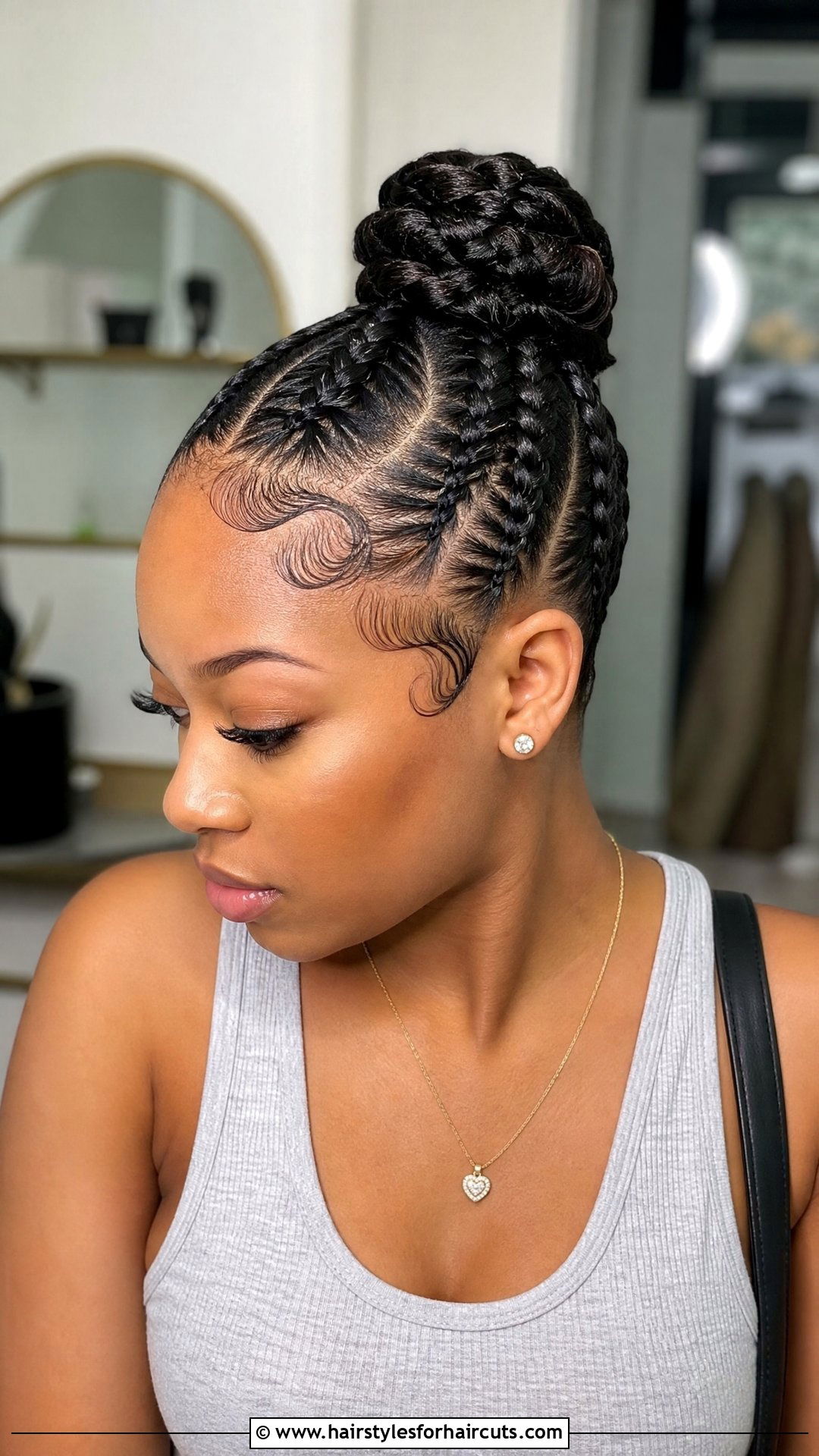French Braid Updo With Baby Hair - 25 french braid updo hairstyles for black hair - 25 french braid updo hairstyles for black hair