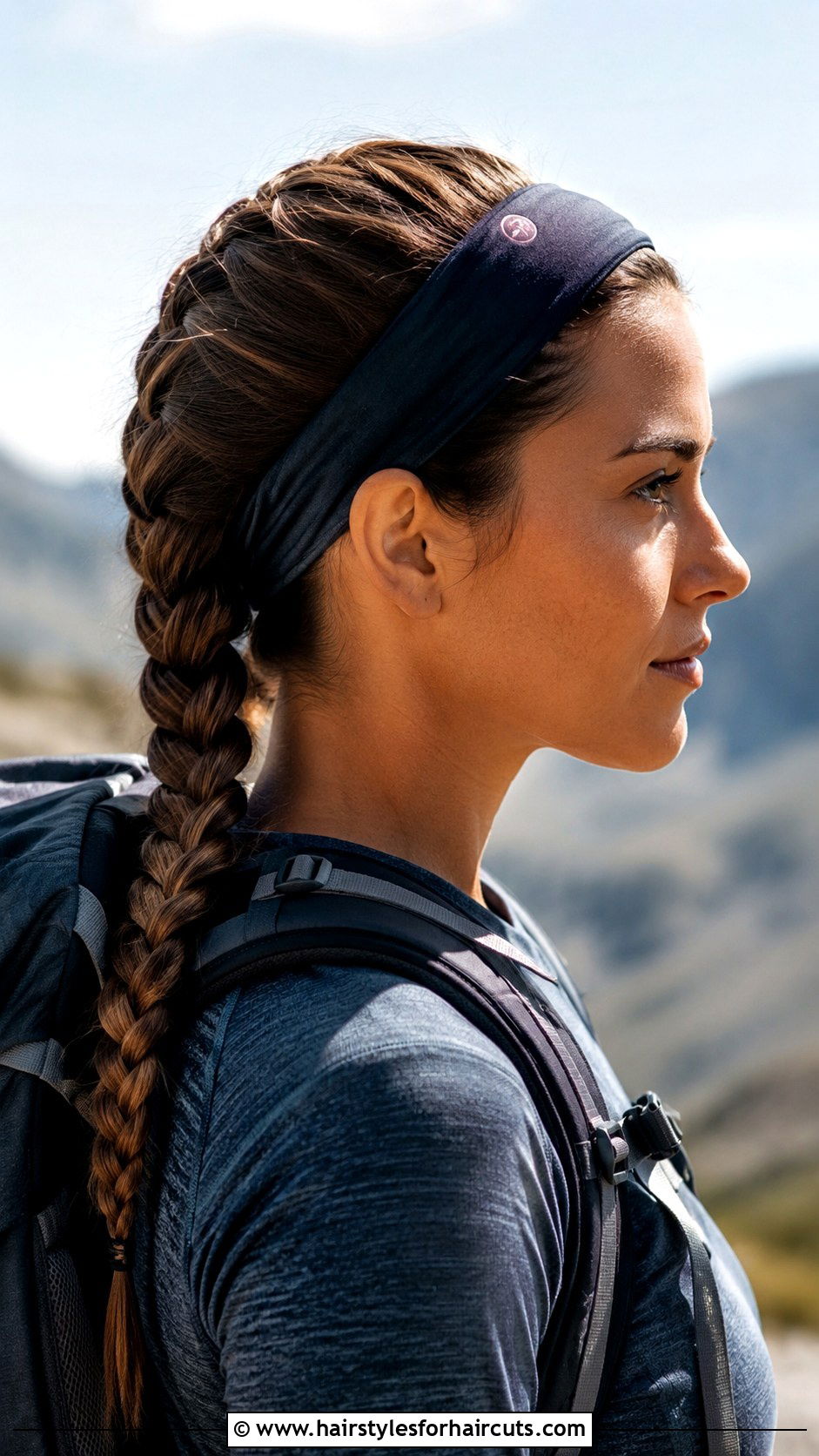 French Braid With Headband - 25 hairstyles with headbands - 25 hairstyles with headbands