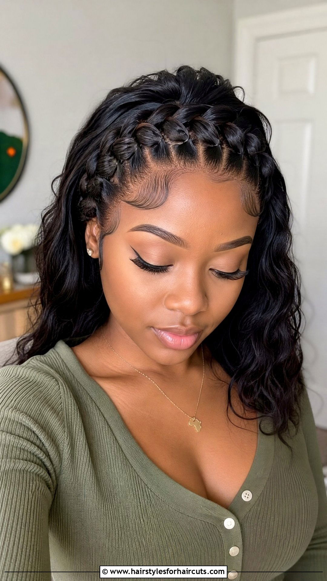 French Braided Bangs - 25 french braid hairstyles for long hair - 25 french braid hairstyles for long hair