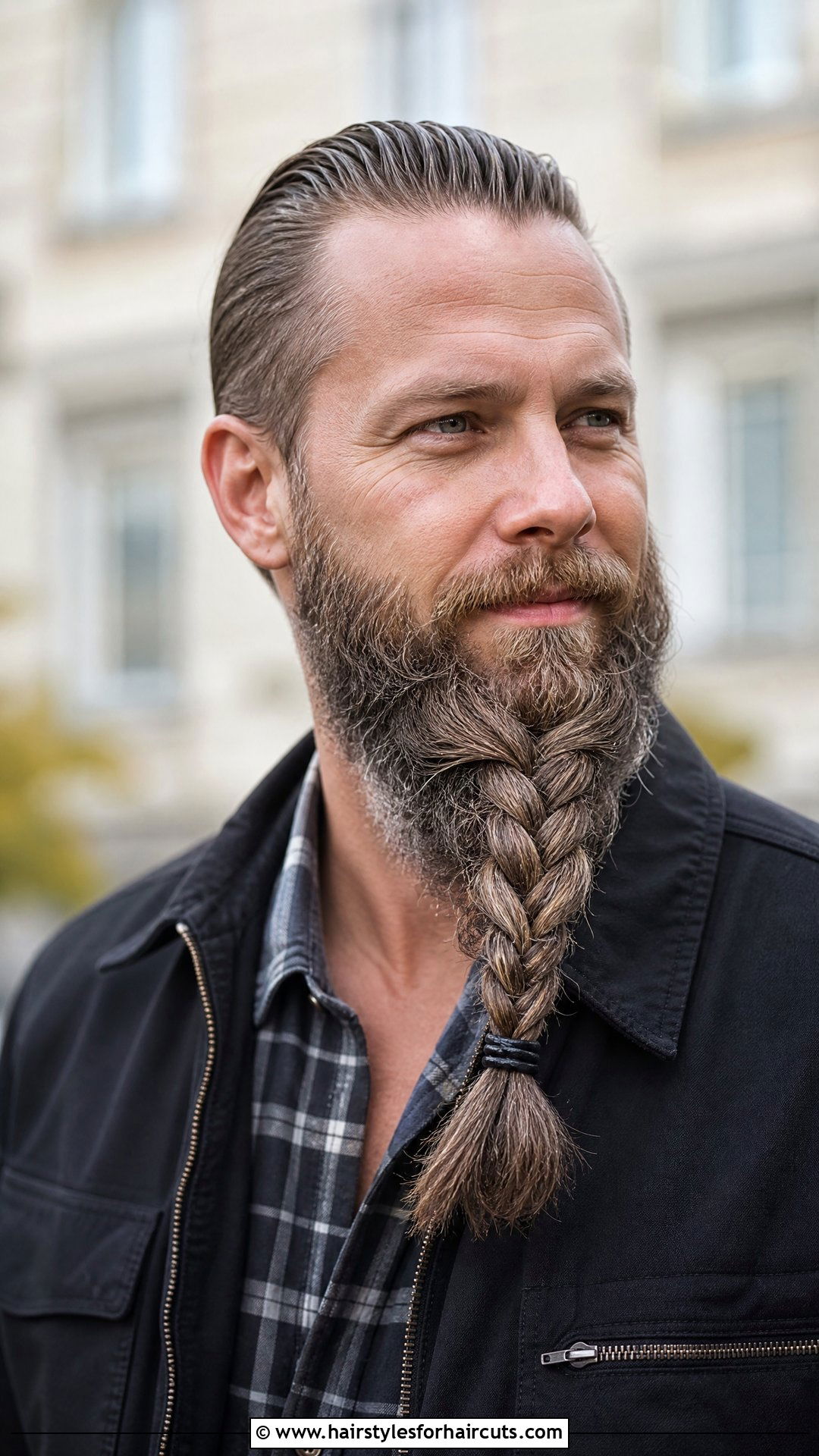 French Braided Beard - 25 french facial hairstyles - 25 french facial hairstyles
