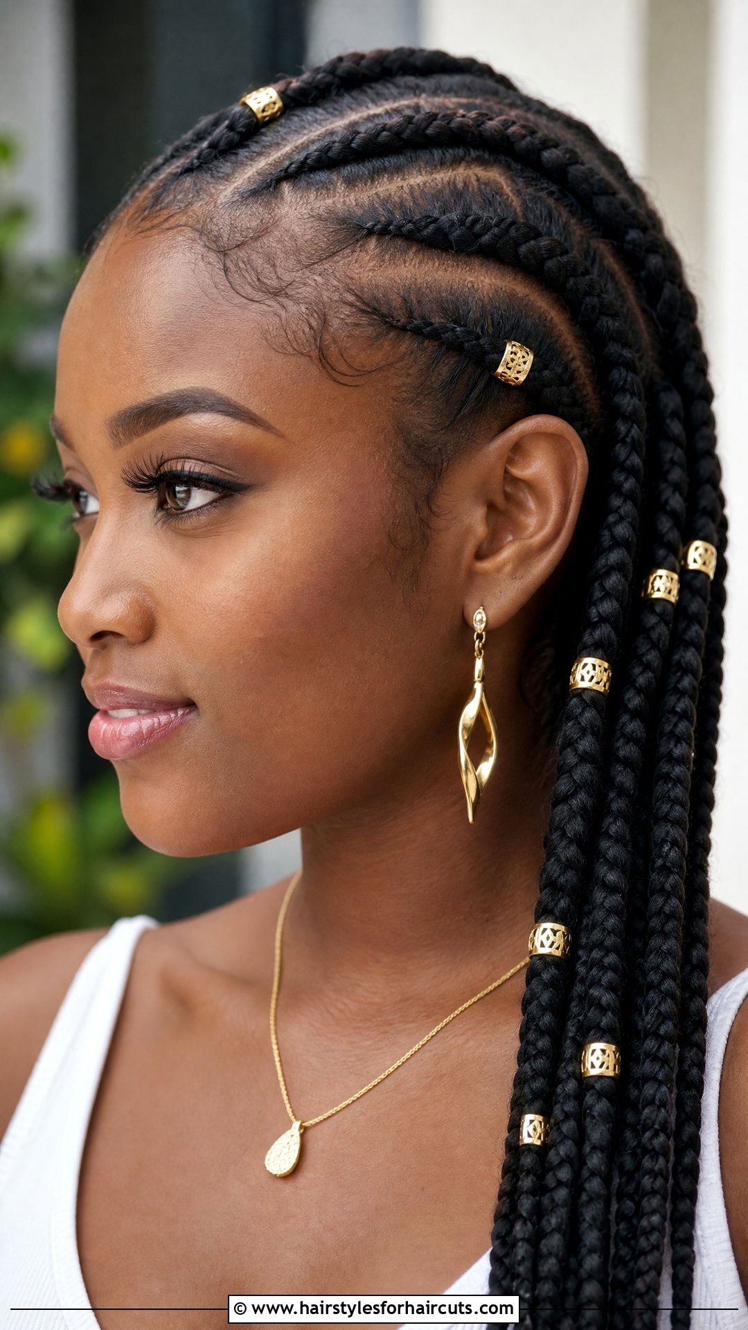 French Braids With Cuffs - 25 two french braid hairstyles for black hair - 25 two french braid hairstyles for black hair