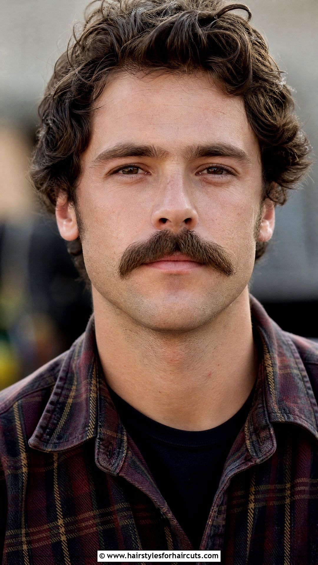 French Chevron Mustache - 25 french facial hairstyles - 25 french facial hairstyles